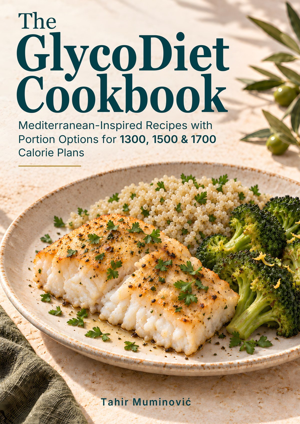 Front cover of The GlycoDiet Cookbook, English edition
